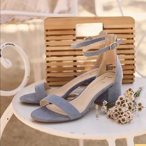 Lulu’s Harper Heels Blue Suede